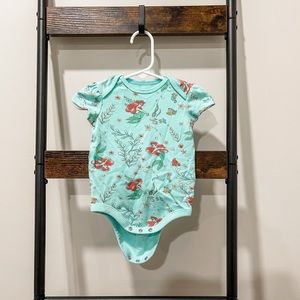 Disney 3-6 month little mermaid onesie